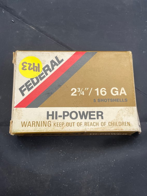 Federal Hi-Power 16 Ga. Ammo