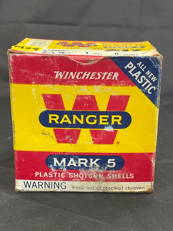 1 Box Winchester Mark V 20 Gauge Shotgun Shells - missing 1