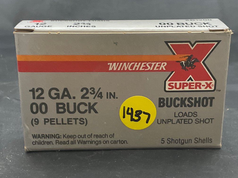 Box of Winchester 12 Gauge Shotgun Shells
