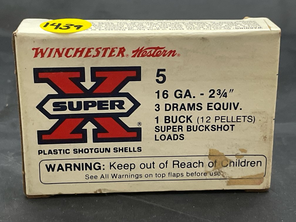 Box of Winchester 16 Gauge Shotgun Shells