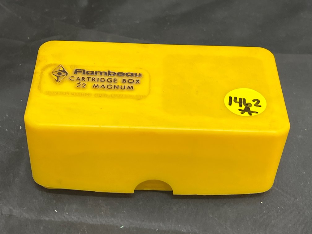 Flambeau Cartridge Box w/22 Mag Ammo