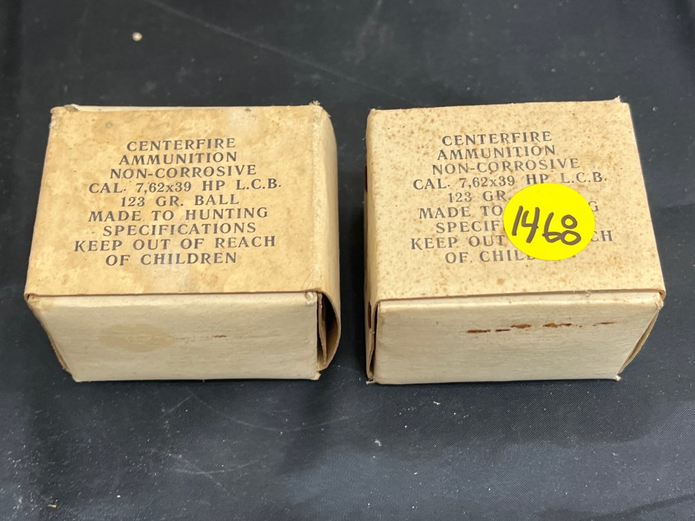 2 Boxes 7.62x39mm Cartridge Balls
