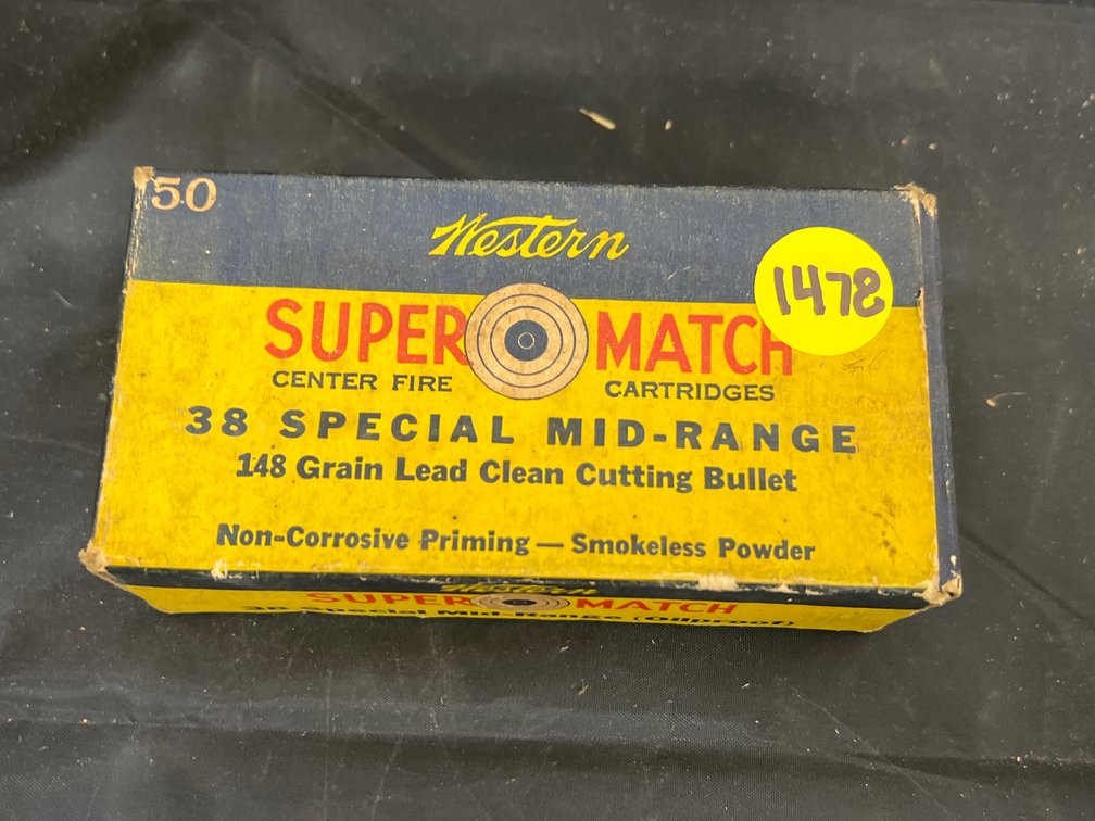 1 Box Western Supermax 38 Special Mid Range Ammo