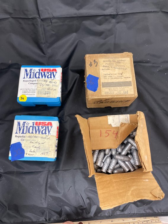 4 Pcs - 45 cal - 45-70 Bullets - Shotgun BB's
