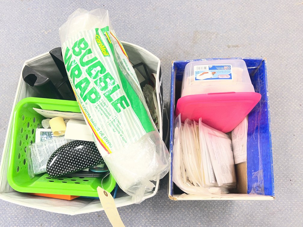 2 Boxes - Office Supplies - Jewelry - Decor - Sewing