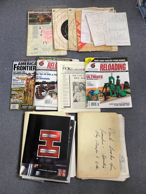 Stack of Assorted Hunting & Reloading Magazines