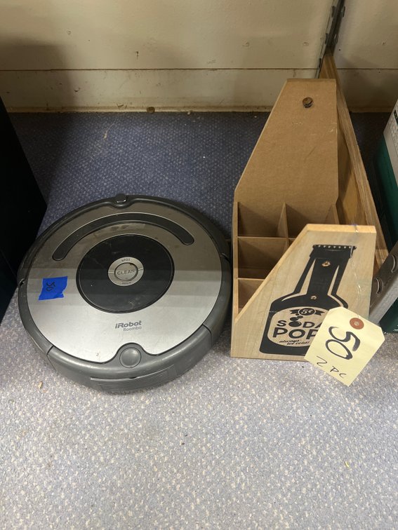 2 Pcs - iRobot Roomba - Wooden Soda Bottle Crate