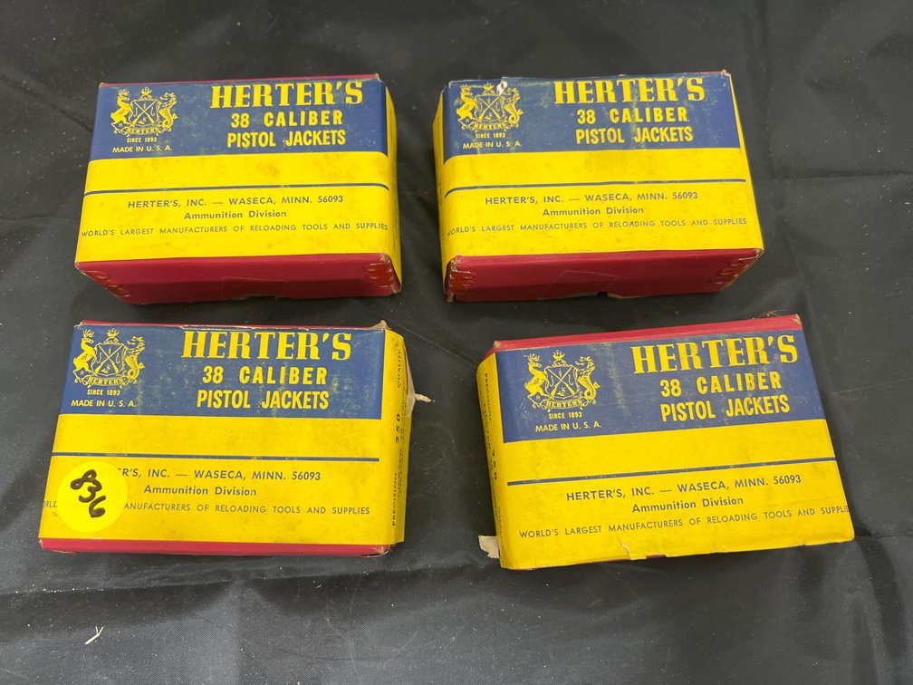 4 Pcs - Herders 38 Cal Pistol Jackets