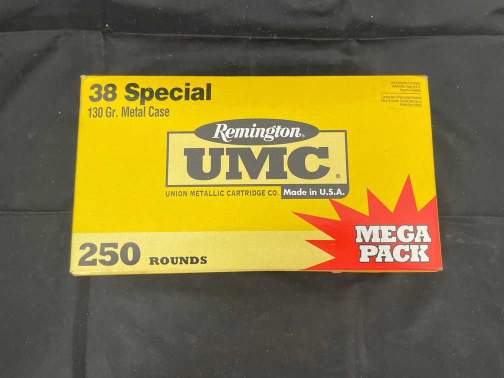 250 Round Bo xof 38 Special Ammo