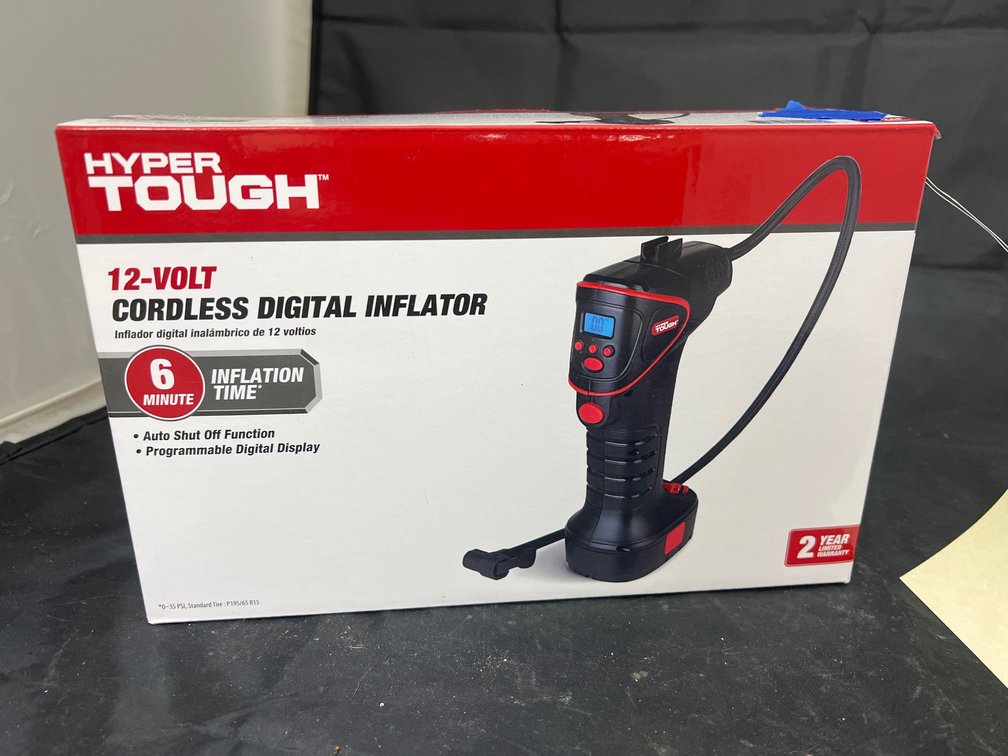 Hyper Tough 12V Cordless Digital Inflater