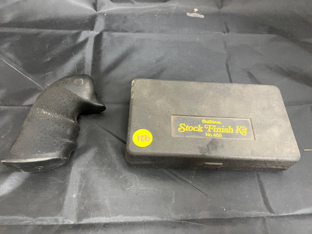 2 Pcs - Empty Stock Finish Case & Pistol Grip