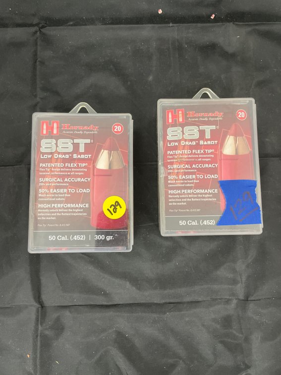 2 Boxes - 50 Cal Muzzle Loader Bullets