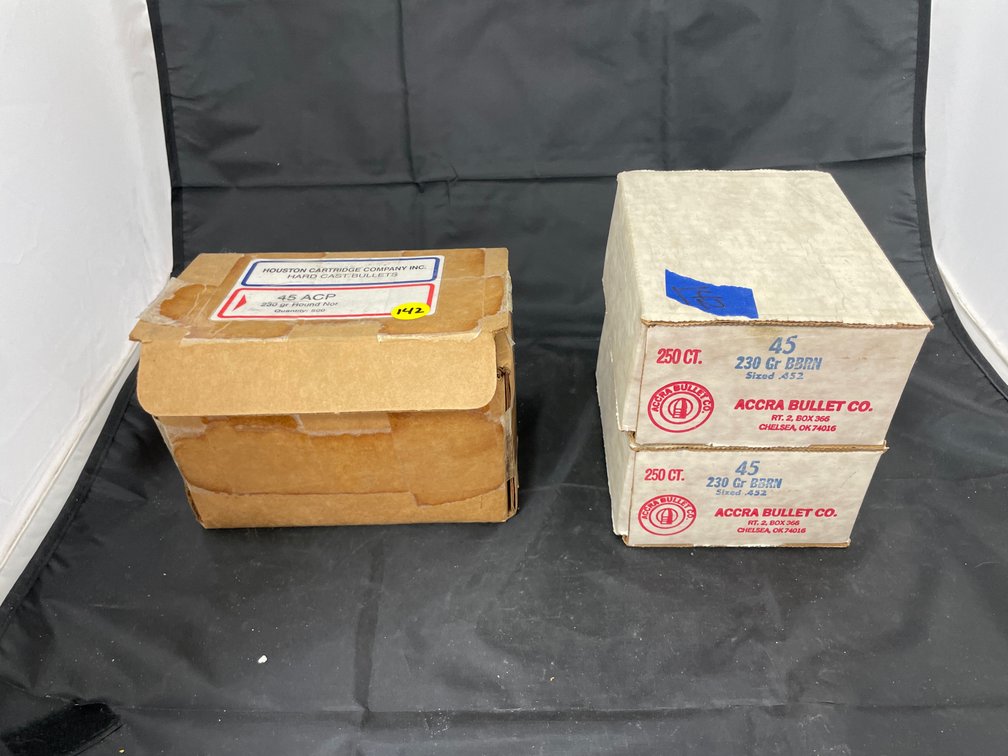 3 Pcs - 45 Cal Bullets