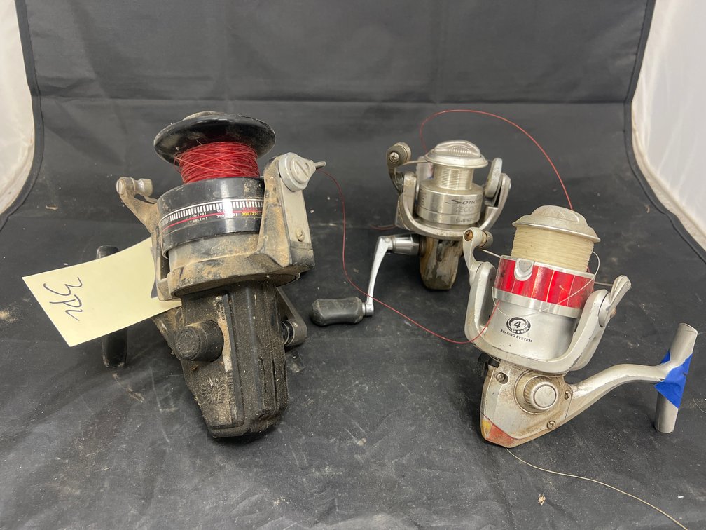 3 Pcs - Daiwa - Shakespeare - Shimano Fishing Reels