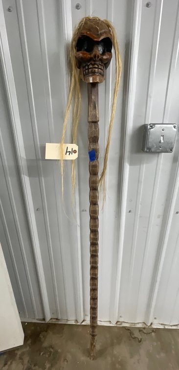 Carved Wooden Staff