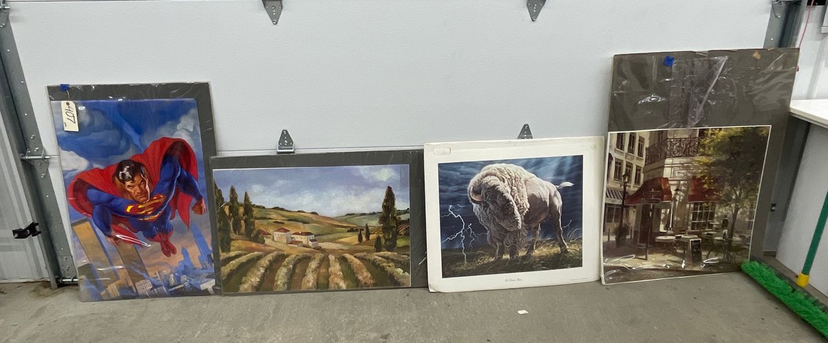 Pile of Assorted Posters & Prints