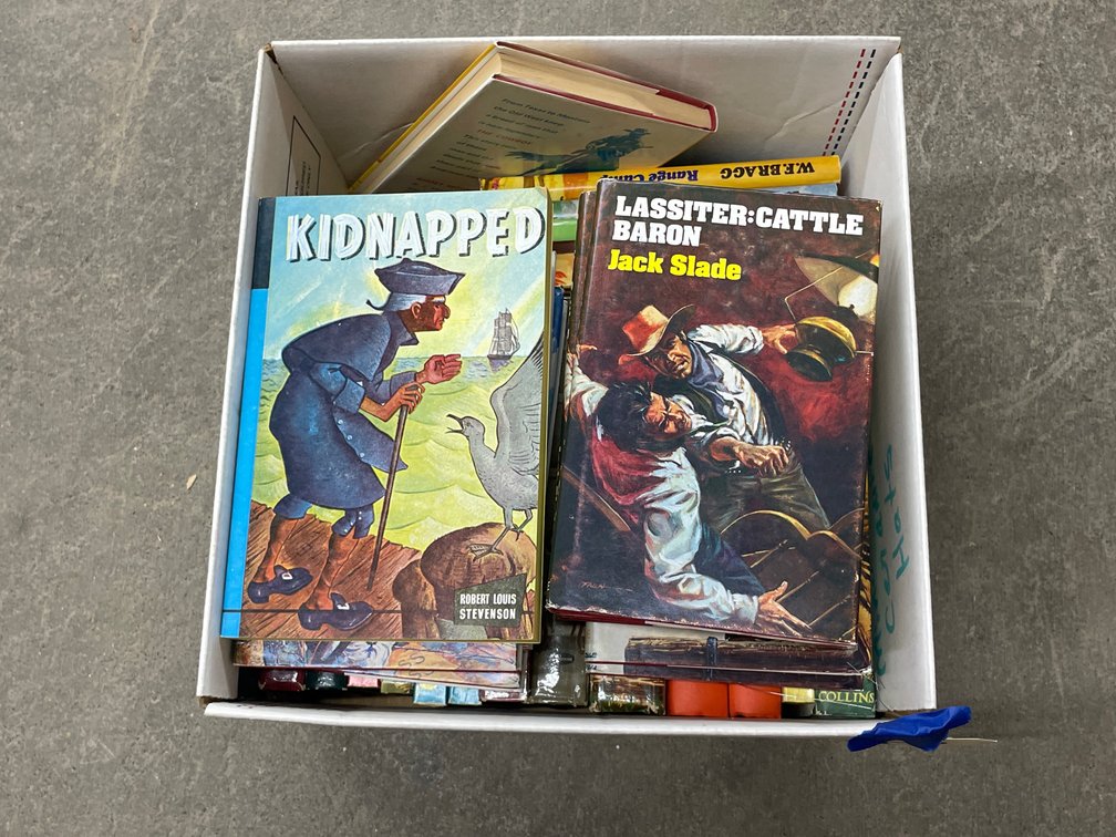 Box of Western Books