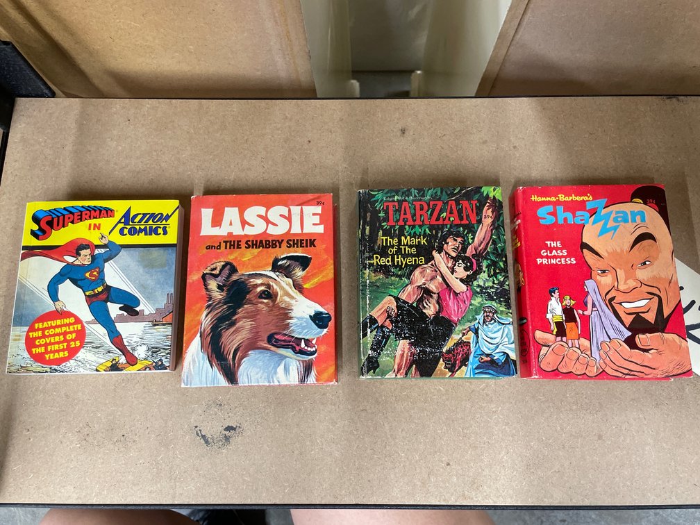 4 Pcs - Mini Hardback Comic Books