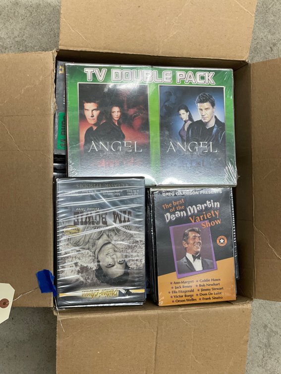Box of Assorted DVD's