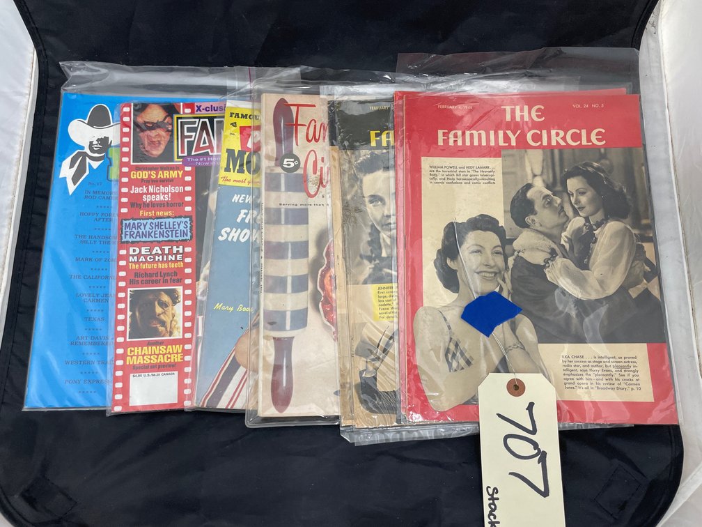 Pile of Assorted Magazines