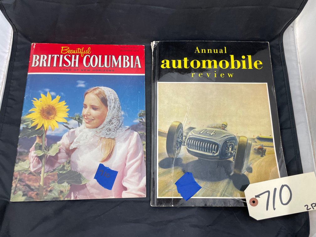 2 Pcs - Annual Automobile Review & British Columbia Magazine