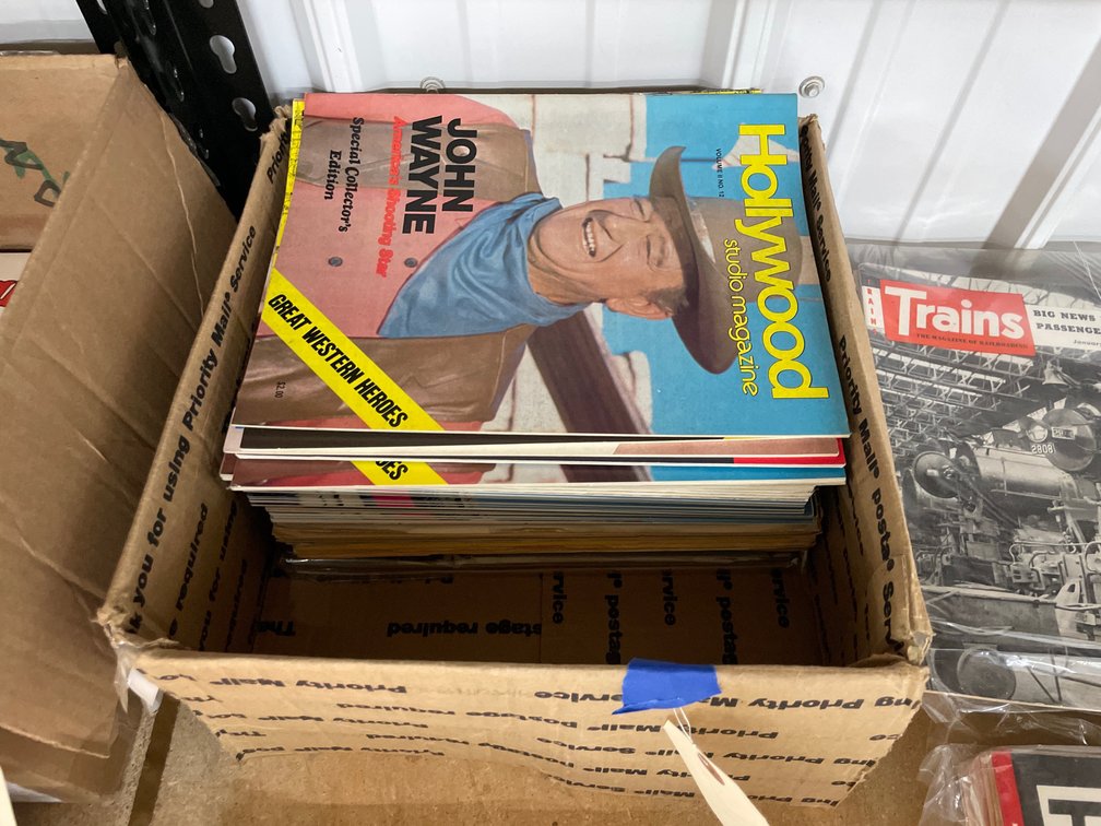 Box of Assorted Magazines