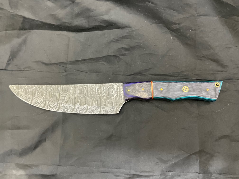 Fixed Blade Damascus Steel Knife