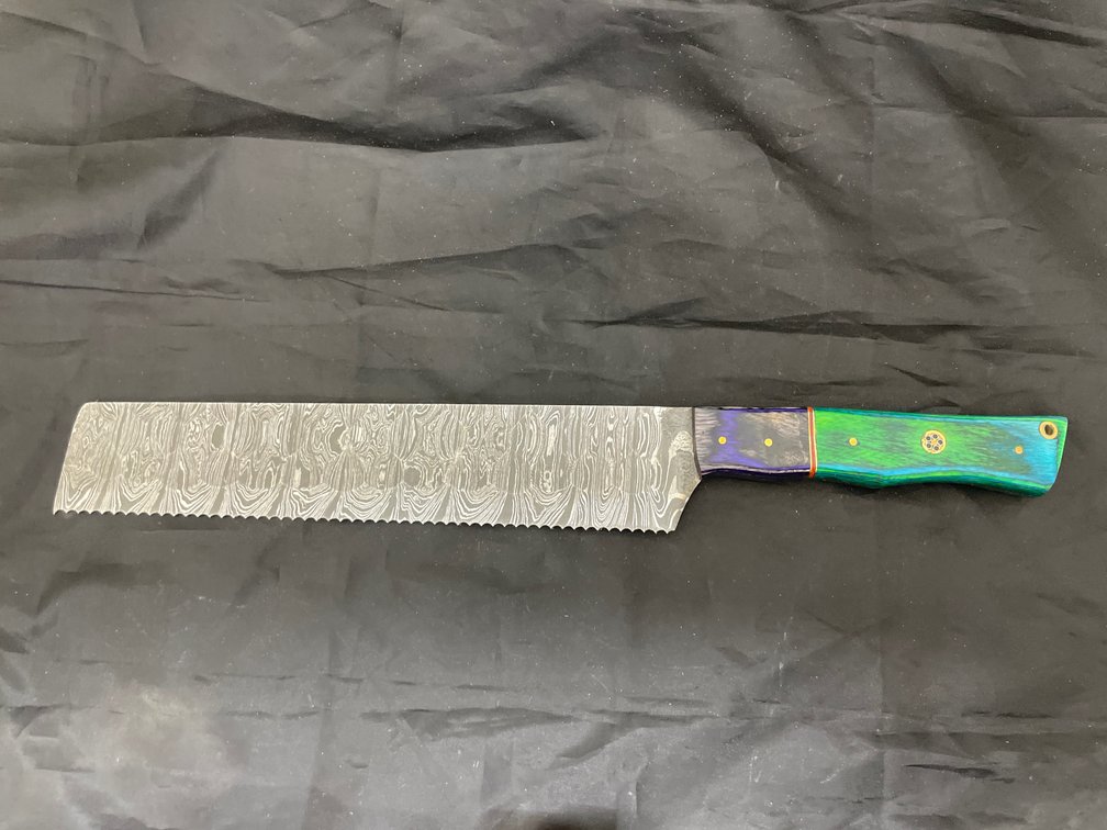Fixed Blade Damascus Steel