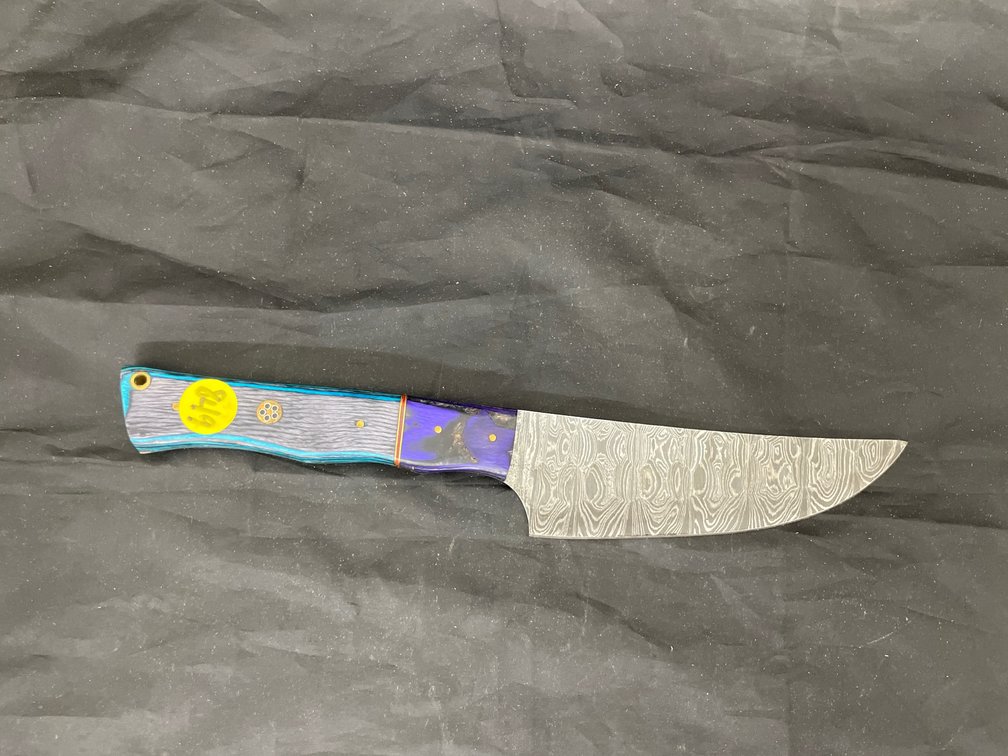 Fixed Blade Damascus Steel Knife