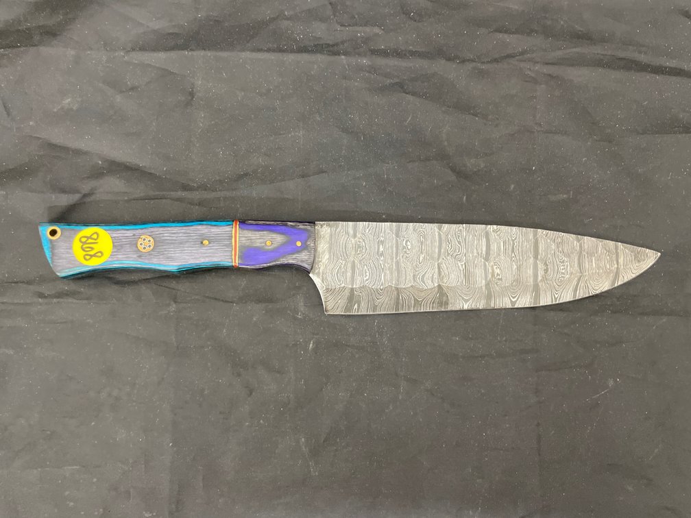Fixed Blade Damascus Steel Knife