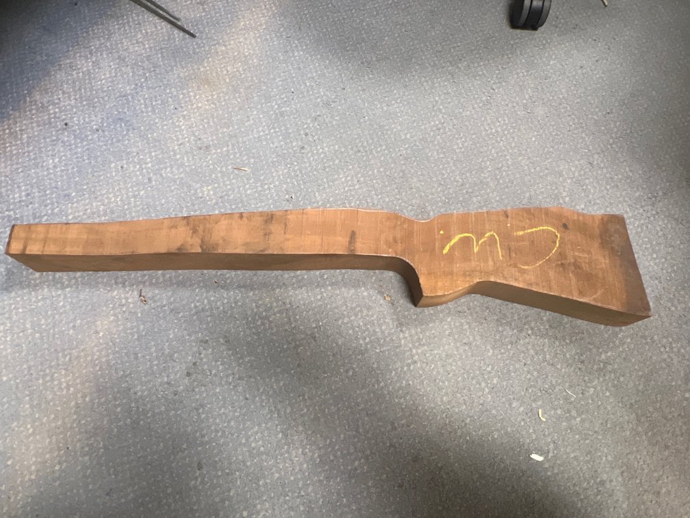 Rough Wood Gun Cutout