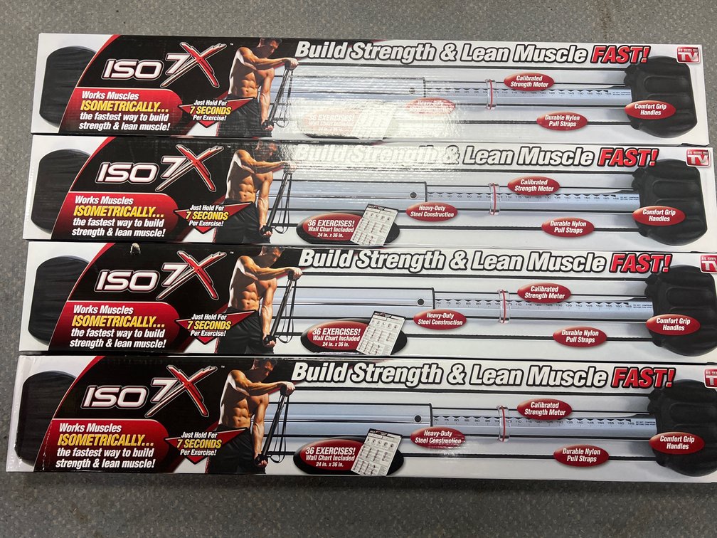 4 - ISO 7X Exercise Machines - NIB