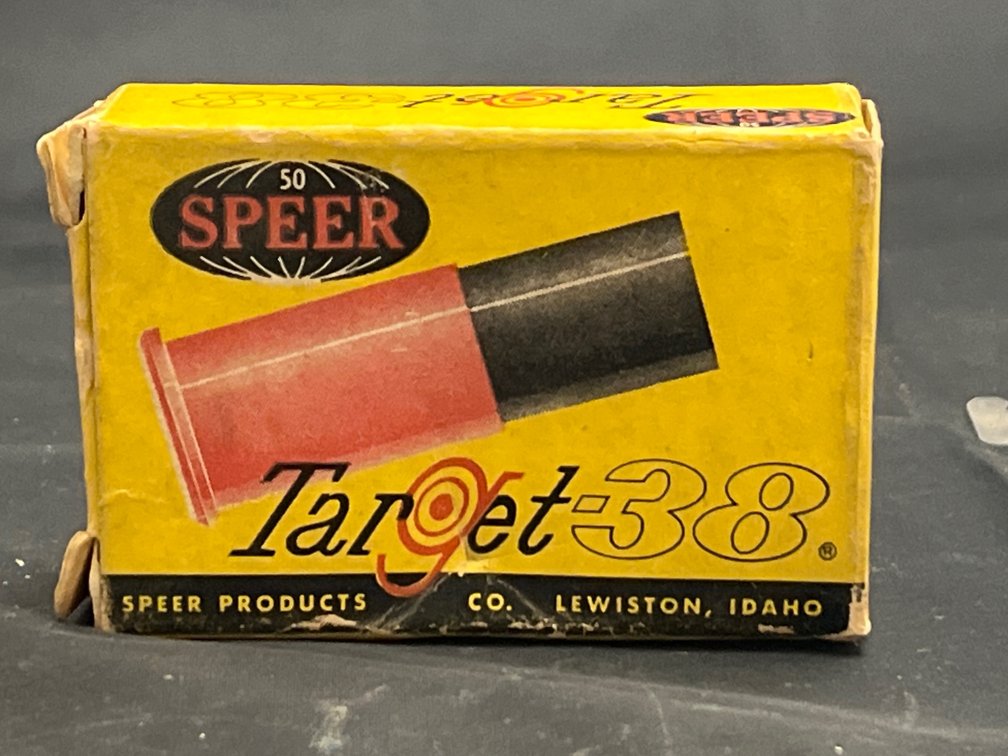 Box of Speer Target 38 Bullets