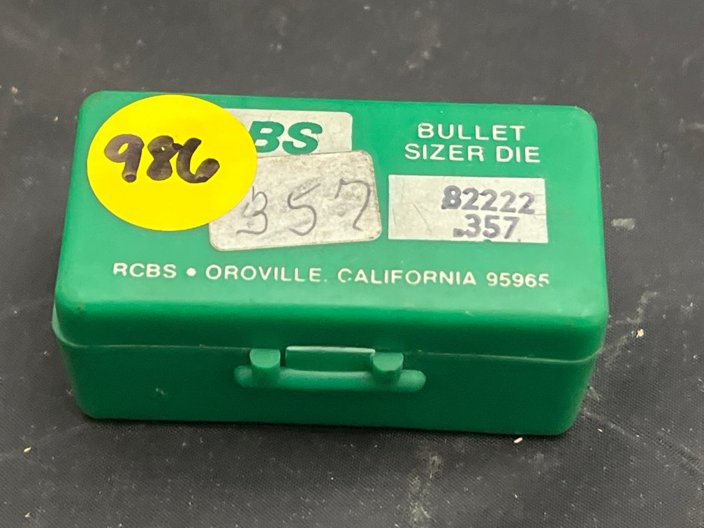 RCBS 357 Bullet Sizer Die