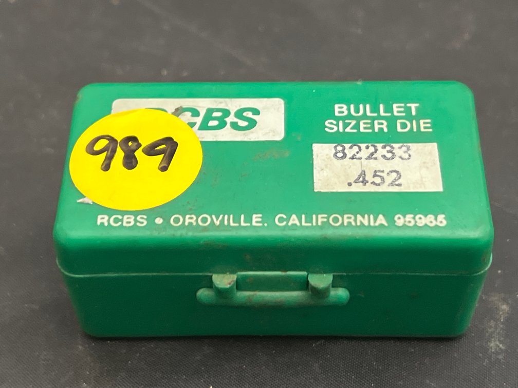RCBS 452 Bullet Sizer Die