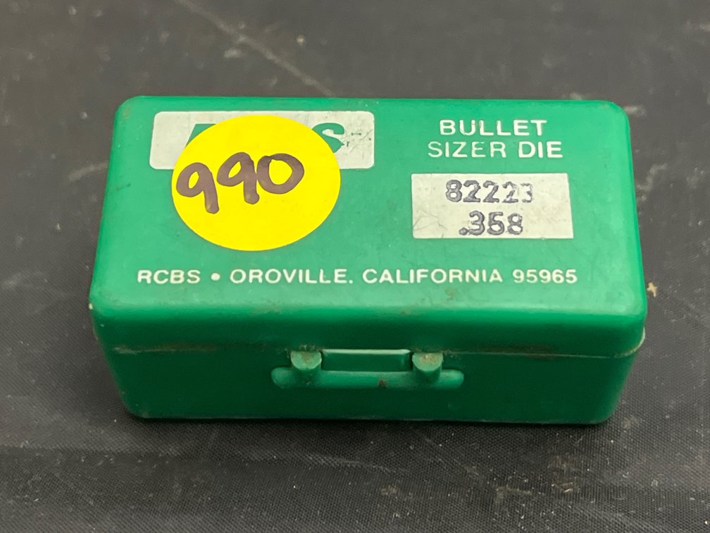 RCBS 358 Bullet Sizer Die