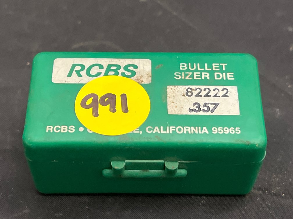 RCBS 357 Bullet Sizer Die