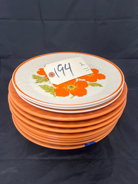 11 Pcs - 3 Lennox Plates & 8 Elegantware Plates