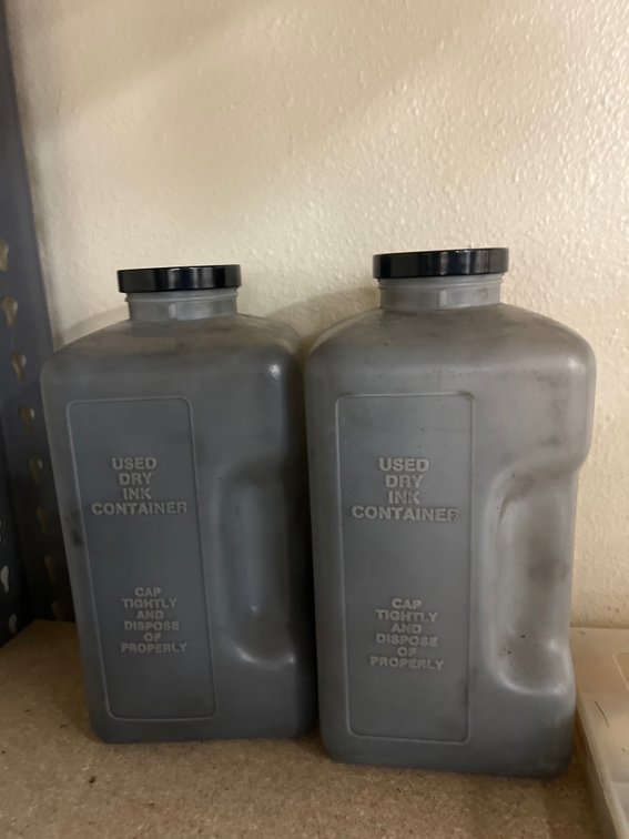 2 Pcs - Plastic Jugs w/Steel Shot Beads - Full & Partial