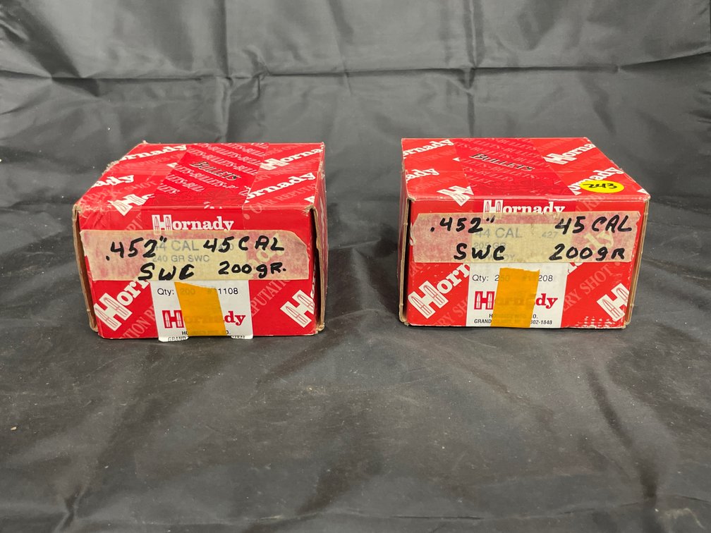 2 pc - 452 45 cal SWC 200 gr