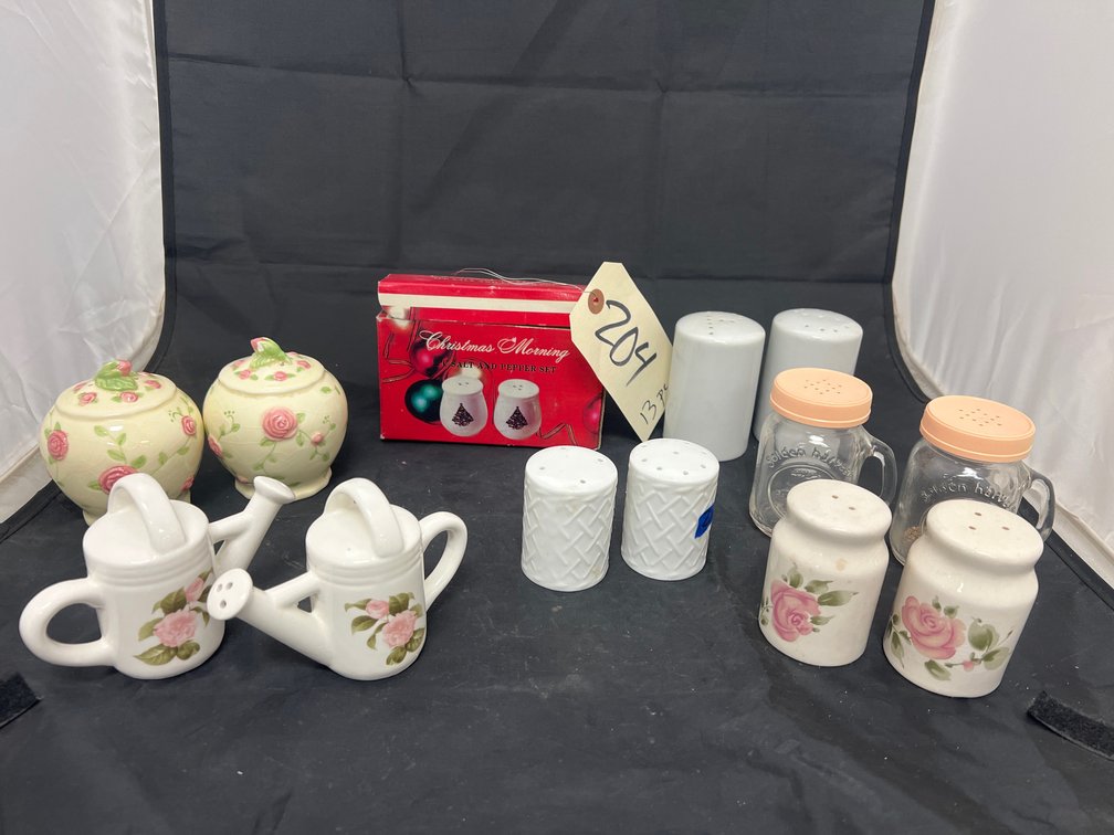 13 Pcs - Salt/Peppers