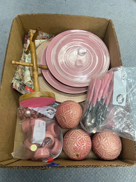 Pink Dinner Plates & More
