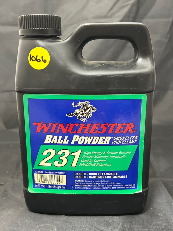 Winchester 231 Ball Powder - Partial Container