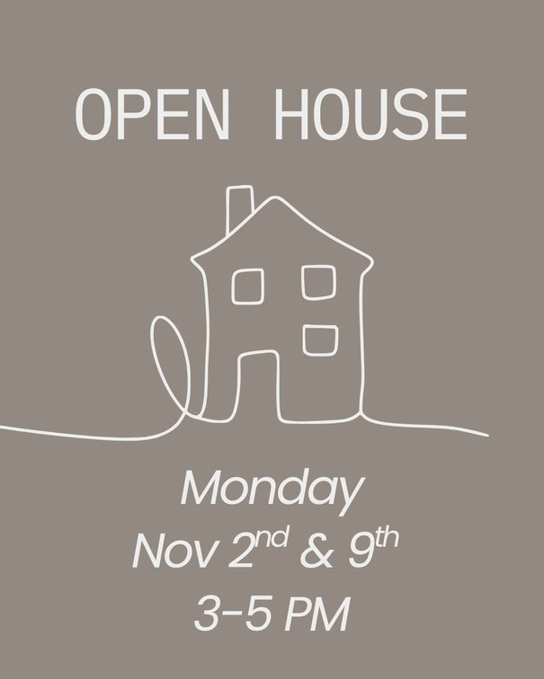 Open House Dates