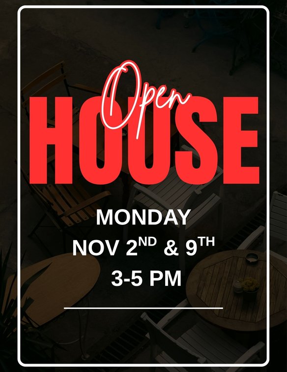 Open House Dates