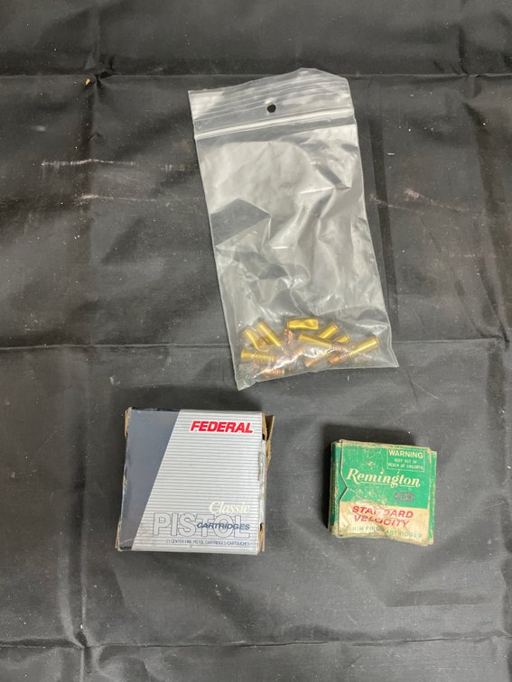 Box Federal 25 Auto Ammo & Box Remington 22 Short Blanks