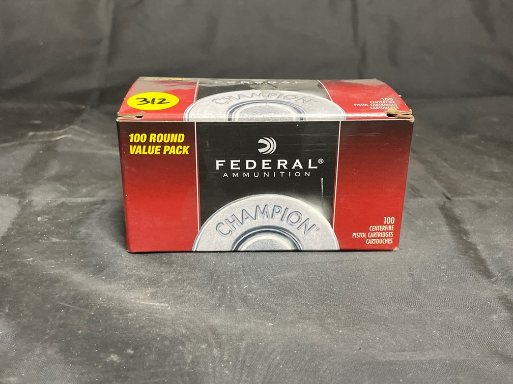 Box of Federal 9mm Luger