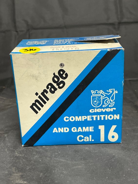 Box of Mirage 16 Gauge Ammo - Partial Box