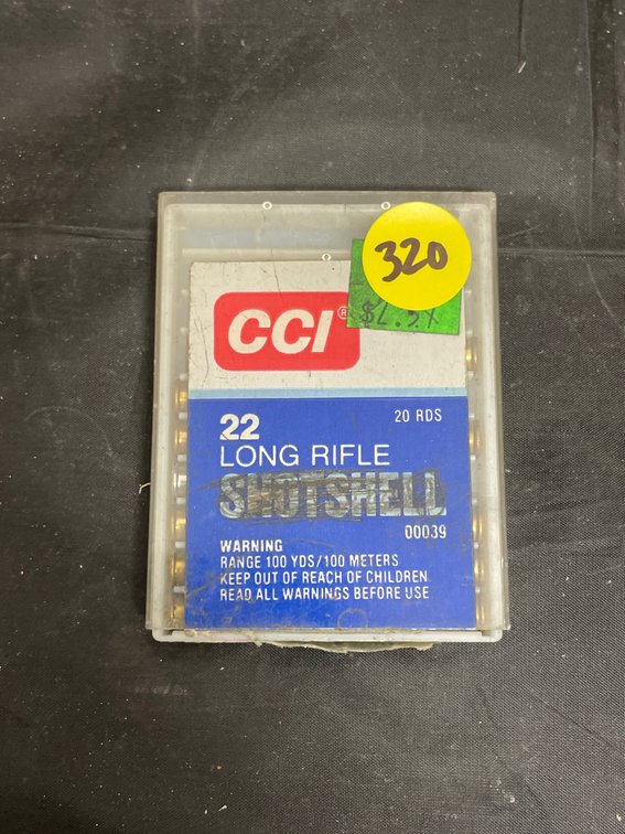 CCI 22 LR Partial Box Ammo