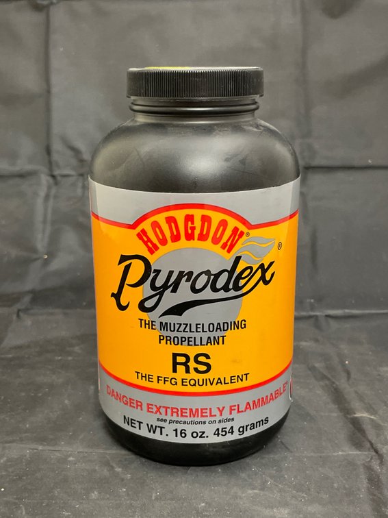 Hodgdon Pyrodex Muzzle Loading Propellant RS- Partial Bottle